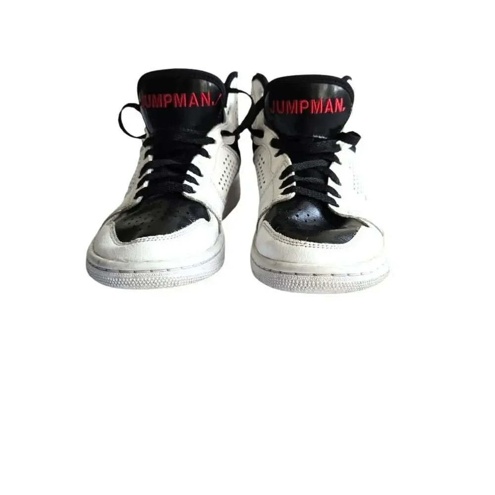Nike Jordan Access JUMPMAN Youth Sneakers High Top Leather Streetwear Sz 4.5 Y